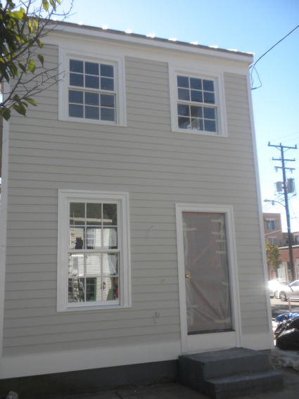 X Front of House Painted